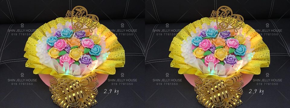 玫瑰花花束燕菜 Rose Jelly Bouquet