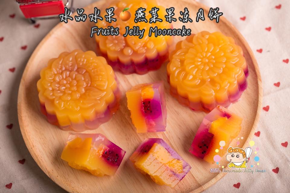 水晶水果燕菜月饼 水晶水果燕菜月饼