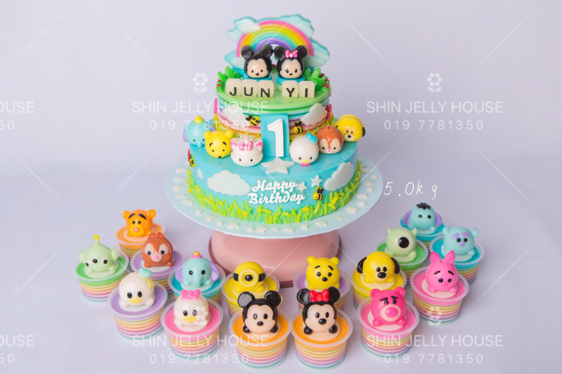 Tsum Tsum Jelly Cake