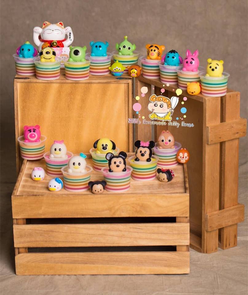 Tsum Tsum Team Jelly Cup Cake
